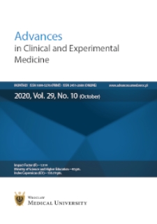 Advances in Clinical and Experimental Medicine, Vol. 29, 2020, nr 10