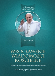 Wrocławskie Wiadomości Kościelne. R. 69 (2016), nr 2