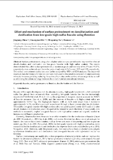 Effect and mechanism of surface pretreatment on desulfurization and desilication from low-grade high-sulfur bauxite using flotation
