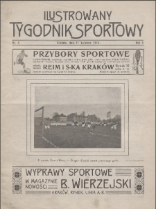 Ilustrowany Tygodnik Sportowy. 1914, R.1 nr 2