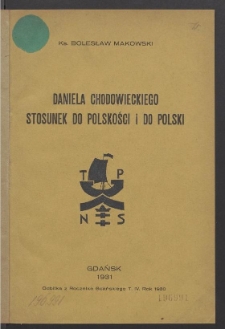 Daniela Chodowieckiego stosunek do polskości i do Polski