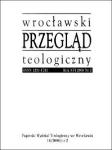 Wrocławski Przegląd Teologiczny. R. 16 (2008), nr 2