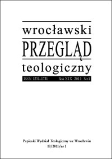 Wrocławski Przegląd Teologiczny. R. 19 (2011), nr 1