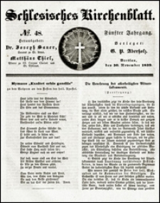 Schlesisches Kirchenblatt. Jg. 5, Nr. 48 (1839)