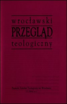 Wrocławski Przegląd Teologiczny. R. 12 (2004), nr 1