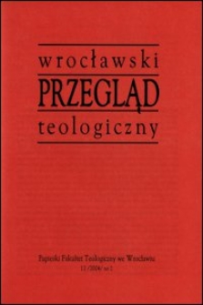 Wrocławski Przegląd Teologiczny. R. 12 (2004), nr 2