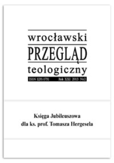 Wrocławski Przegląd Teologiczny. R. 22 (2014), nr 1
