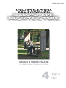 Architektura Krajobrazu : studia i prezentacje 4, 2011