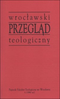 Wrocławski Przegląd Teologiczny, R.6 (1998), nr 2