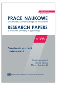 Moral conflict in performance measurement. Prace Naukowe Uniwersytetu Ekonomicznego we Wrocławiu = Research Papers of Wrocław University of Economics, 2015, Nr 398, s. 372-379