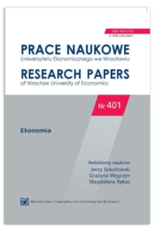 The role of banks in performance of the real sector in selected EU member states. Prace Naukowe Uniwersytetu Ekonomicznego we Wrocławiu = Research Papers of Wrocław University of Economics, 2015, Nr 401, s. 166-175