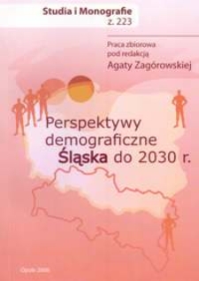 Perspektywy demograficzne Śląska do 2030 r.