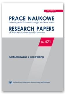 Spis treści [Prace Naukowe Uniwersytetu Ekonomicznego we Wrocławiu = Research Papers of Wrocław University of Economics; 2017; Nr 471]