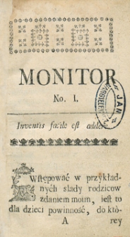 Monitor Warszawski. R.1765 Nr 50