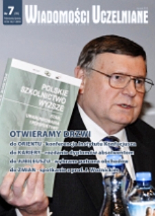 Wiadomości Uczelniane : pismo informacyjne Politechniki Opolskiej, nr 7(195), styczeń 2010