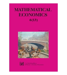 Contents [Mathematical Economics, 2010, Nr 6 (13)]