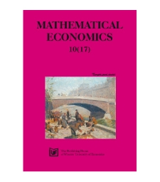 Contens [Mathematical Economics, 2014, Nr 10 (17)]