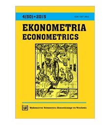 Spis treści / Conntent [Ekonometria = Econometrics, 2015, Nr 4 (50)]