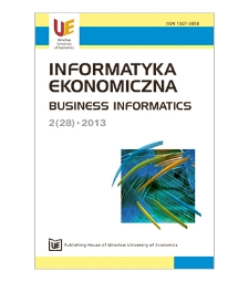 Contents [Informatyka Ekonomiczna = Business Informatics, 2013, Nr 2 (28)]