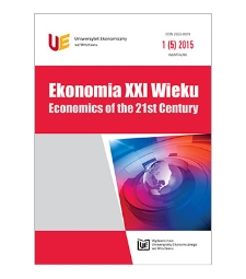 Spis treści [Ekonomia XXI Wieku = Economics of the 21st Century, 2015, Nr 1 (5)]