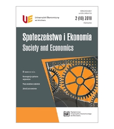 Spis treści [Społeczeństwo i Ekonomia = Society and Economics, 2018, Nr 2 (10)]