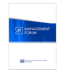 Spis treści [Management Forum, 2016, vol. 4, no. 1]