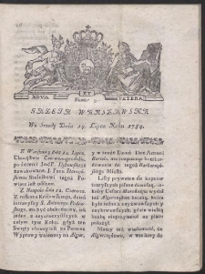 Gazeta Warszawska. R.1784 Nr 56