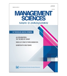 Spis treści [Management Sciences = Nauki o Zarządzaniu, 2019, vol. 24, no. 3]