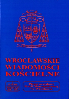 Wrocławskie Wiadomości Kościelne. R. 59 (2006), nr 2